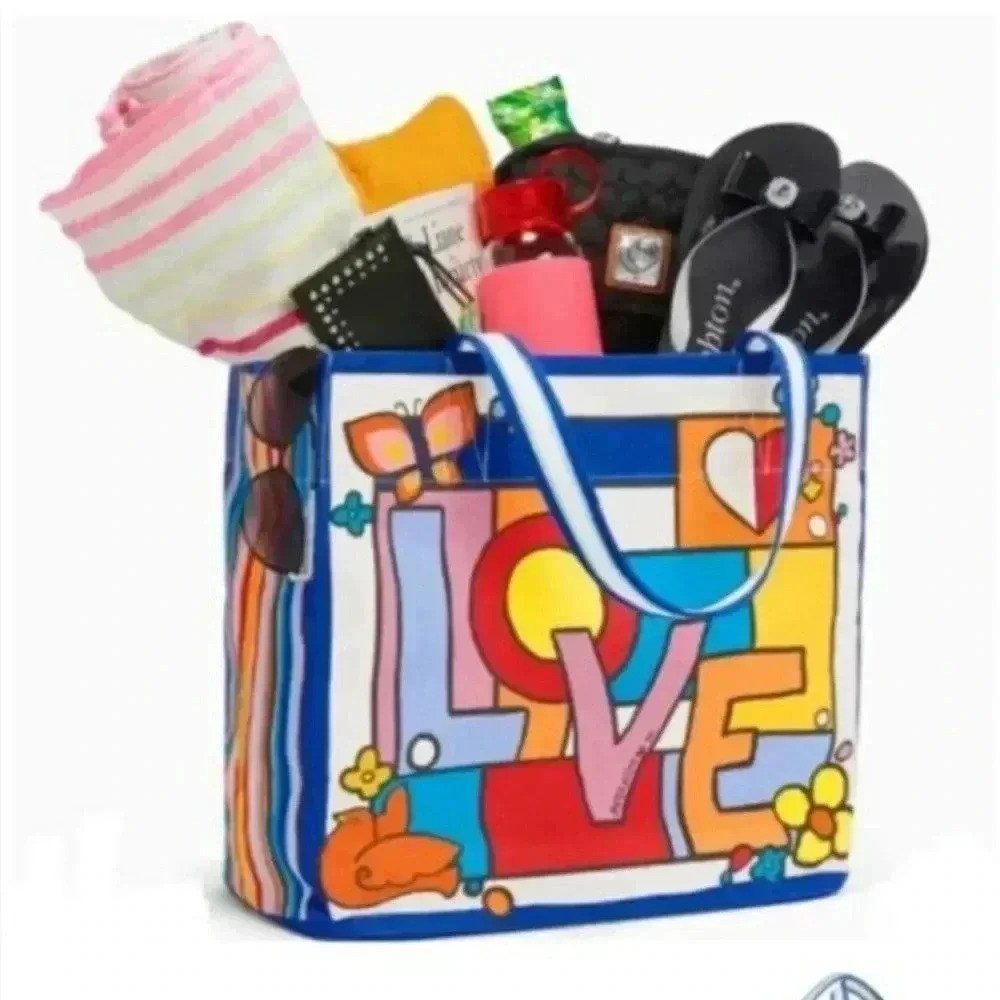 Brighton Power Of Love Canvas Tote Large